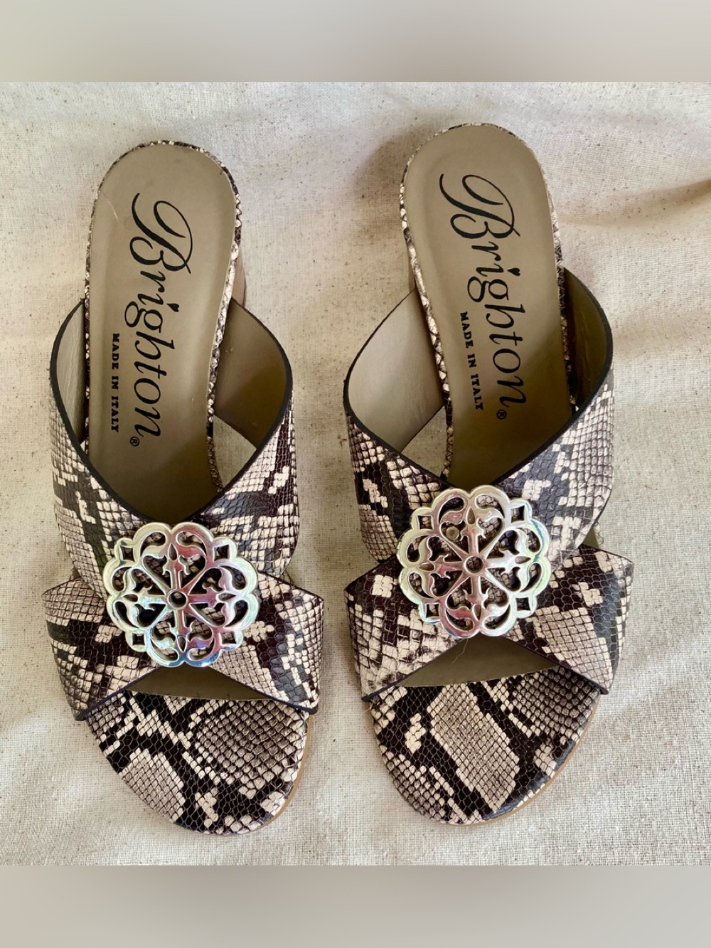 Brighton Alison Sandals, sz 7-1/2M